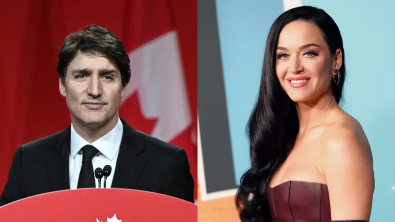 Katy Perry e Justin Trudeau são fotografados de mãos dadas em primeira aparição pública juntos