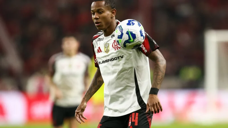 Flamengo decide multar Wallace Yan por expulsão contra o Bahia