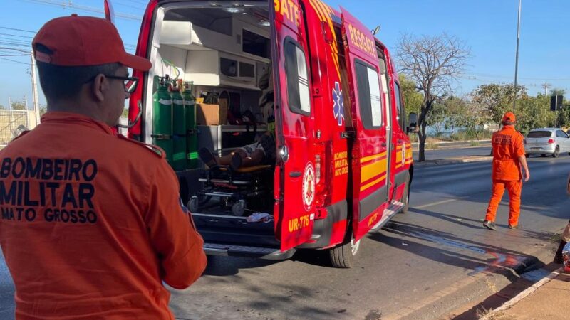 Menino de 11 anos é atropelado em faixa de pedestres em Lucas do Rio Verde