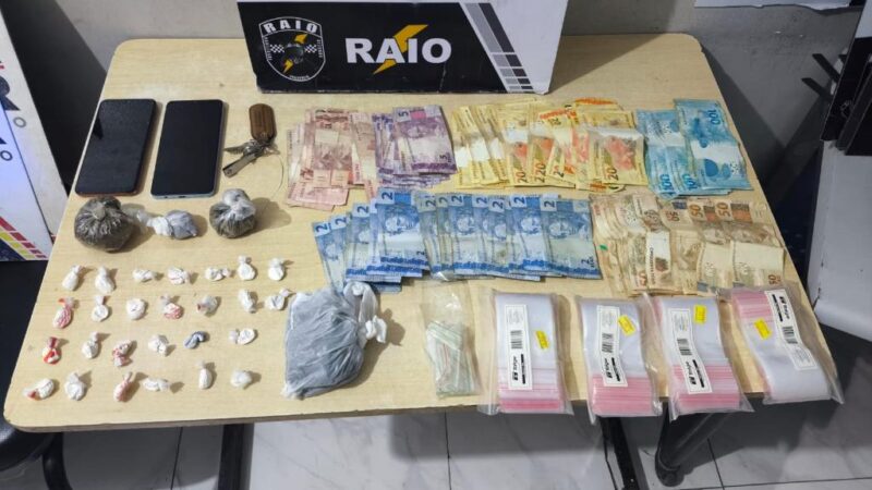 Polícia Militar prende dois faccionados por tráfico de drogas em Cuiabá