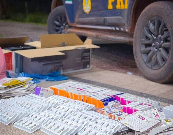 PRF prende foragido por homicídio e apreende grande carga de medicamentos ilegais em MT