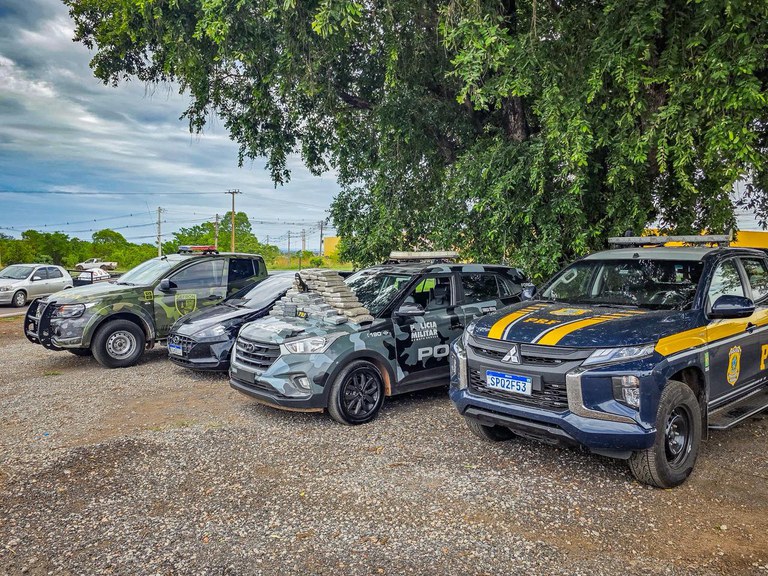 Operação integrada apreende quase 80 kg de drogas na BR-070 em Nossa Senhora do Livramento