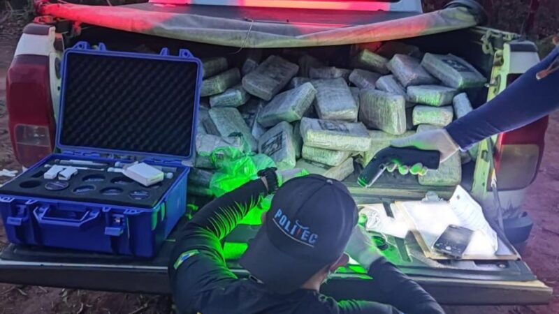 Operação integrada apreende 210 kg de maconha e prende suspeito em Campo Novo do Parecis