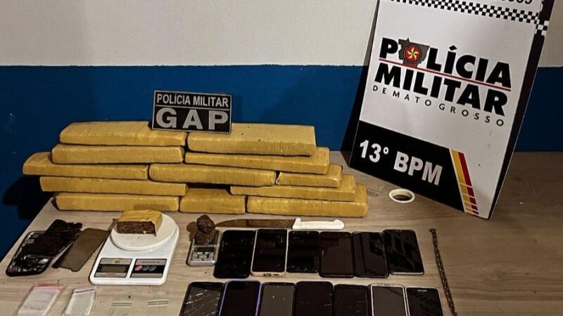 Quatro pessoas são presas por tráfico de drogas em Lucas do Rio Verde