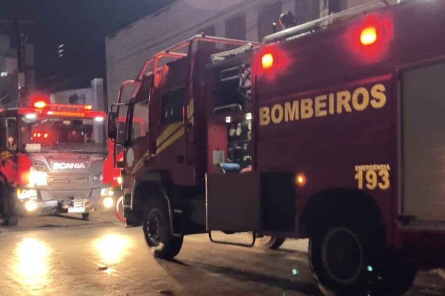 Bombeiros atendem acidentes com sete feridos em Lucas do Rio Verde e controlam incêndio em comércio de Sinop