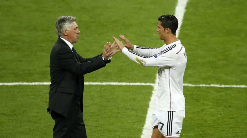 Carlo Ancelotti deixa pedido especial a Cristiano Ronaldo