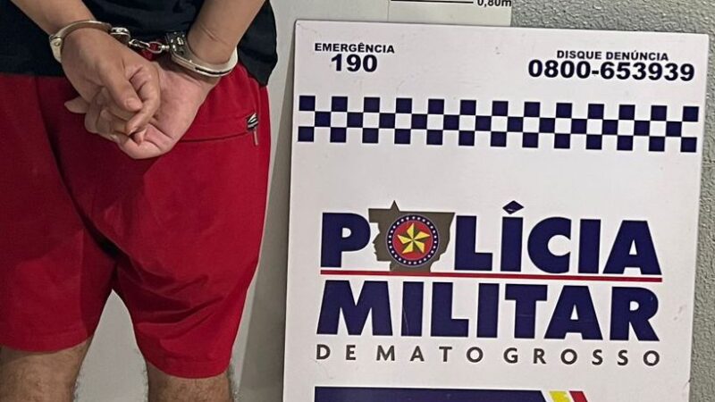 Polícia Militar prende foragido da Justiça por homicídio em Guarantã do Norte