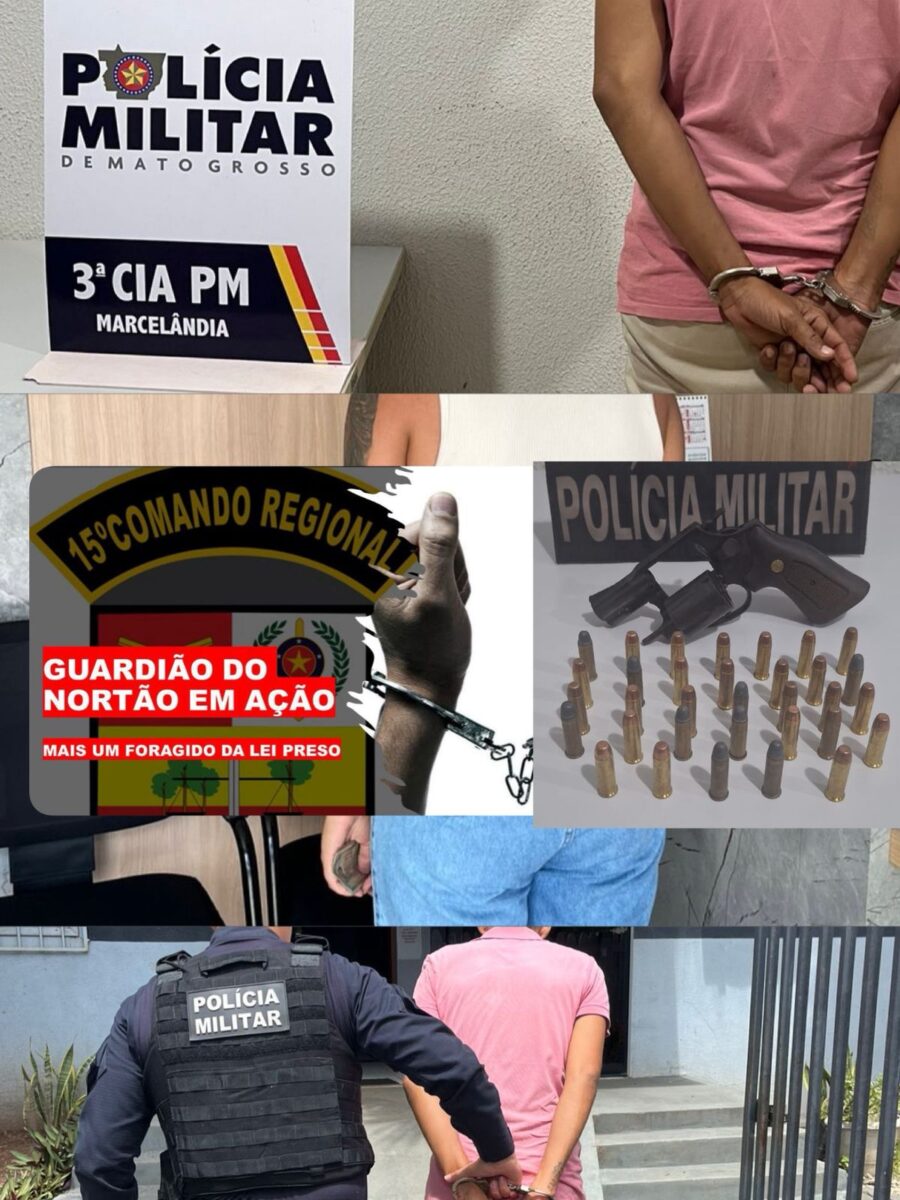 PM apreende revólver e registra cinco prisões durante Operação Fim de Ano no Norte de MT
