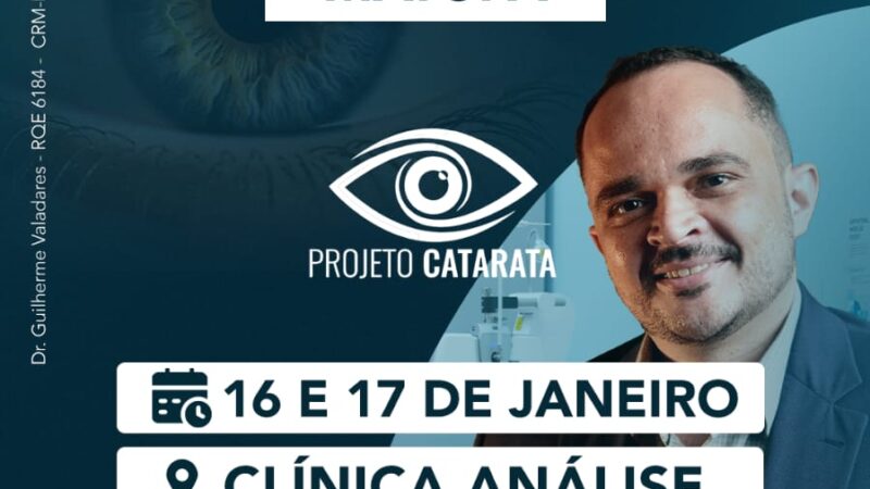 Atenção, Matupá e região: Projeto Catarata retorna com atendimentos oftalmológicos