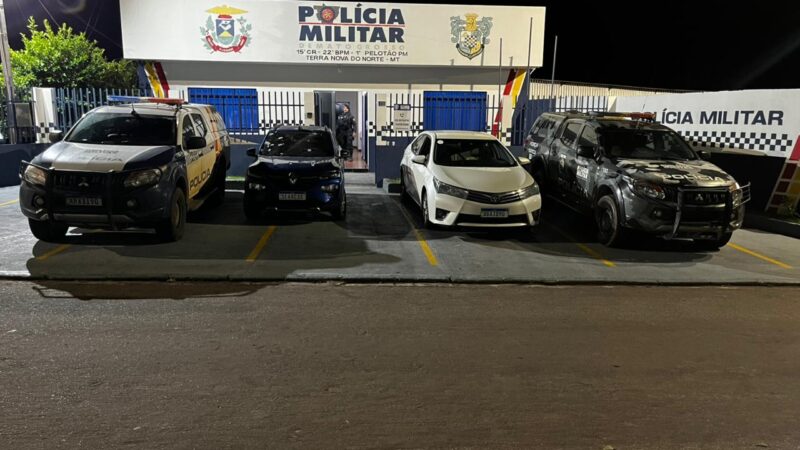 Suspeitos morrem em confronto com a Polícia Militar após roubo e perseguição em Terra Nova do Norte