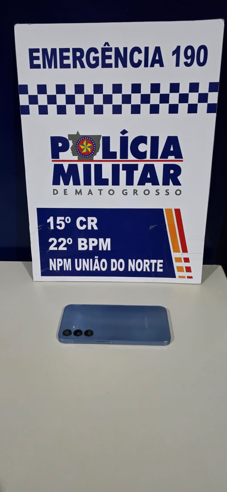 Resposta rápida da PM resulta em prisão e recuperação de celular em União do Norte
