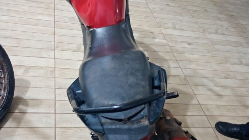 PM recupera motocicleta roubada em Terra Nova do Norte