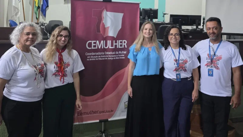 TJMT amplia redes de enfrentamento à violência contra a mulher no interior do Estado