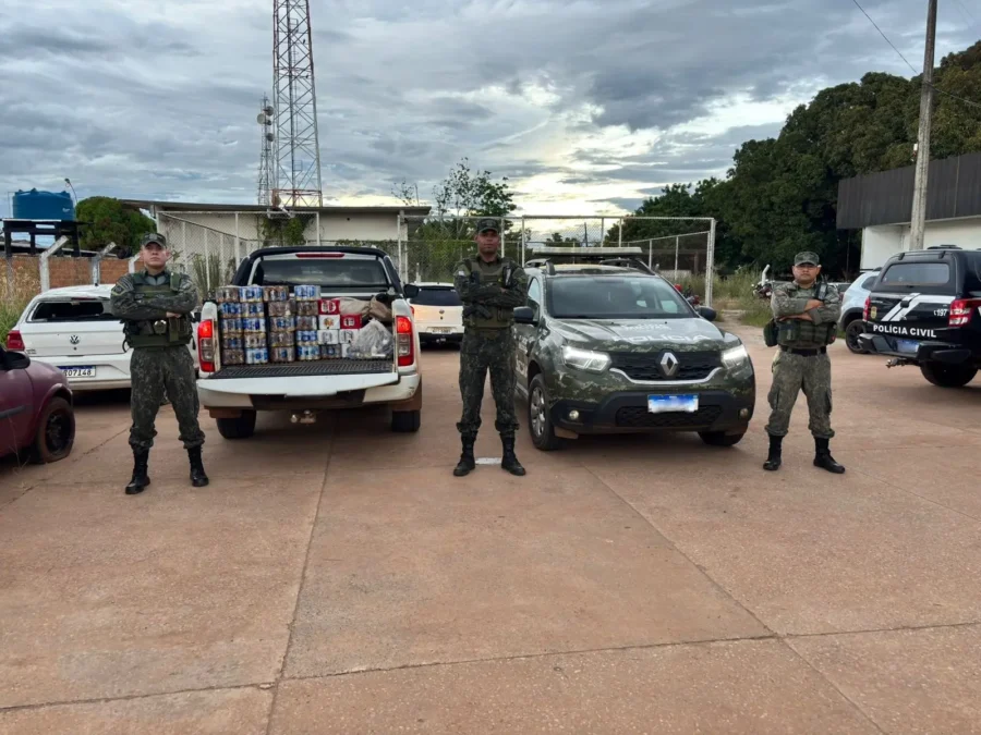 Ação conjunta apreende mais de 100 caixas de cerveja saqueadas após tombamento em Cáceres