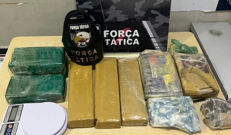Força Tática prende dois por tráfico de drogas em ações em Cuiabá e Várzea Grande