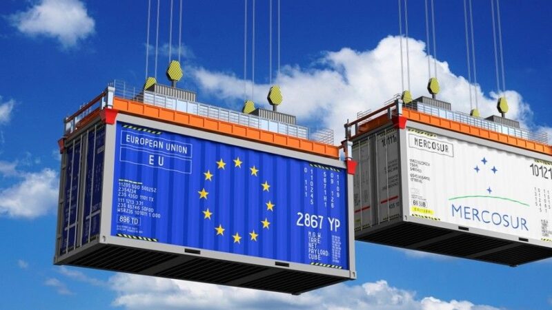 Acordo Mercosul-UE aumenta de 8% para 36% o acesso brasileiro ao comércio mundial
