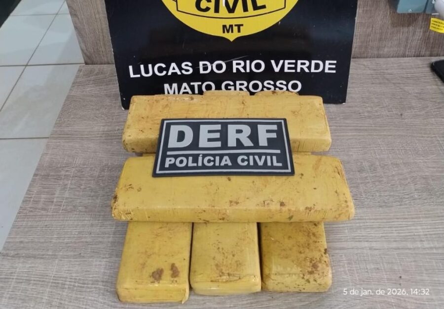 Polícia Civil encontra maconha enterrada em quintal de casa em Lucas do Rio Verde