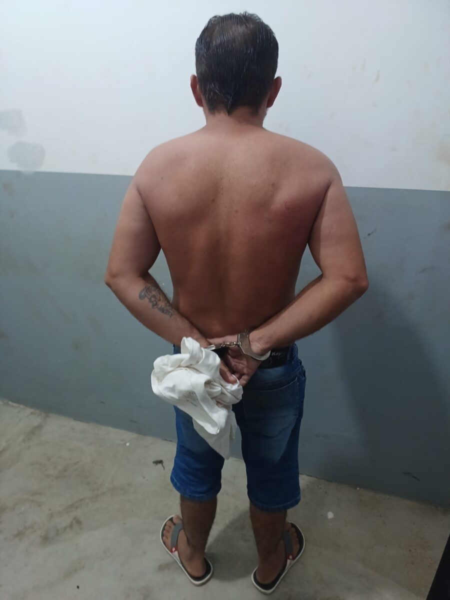 Agressor que tentou fugir da PM é preso após nova ameaça à esposa em Matupá
