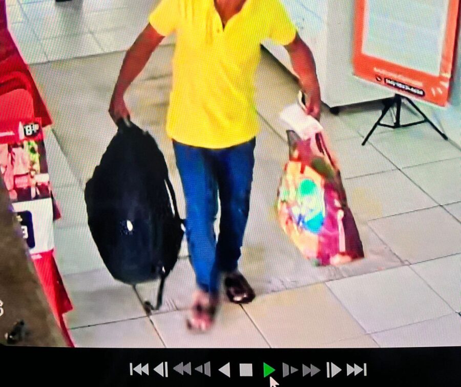 Ladrão muda de roupa, mas é capturado em ônibus após furto em mercado em MT