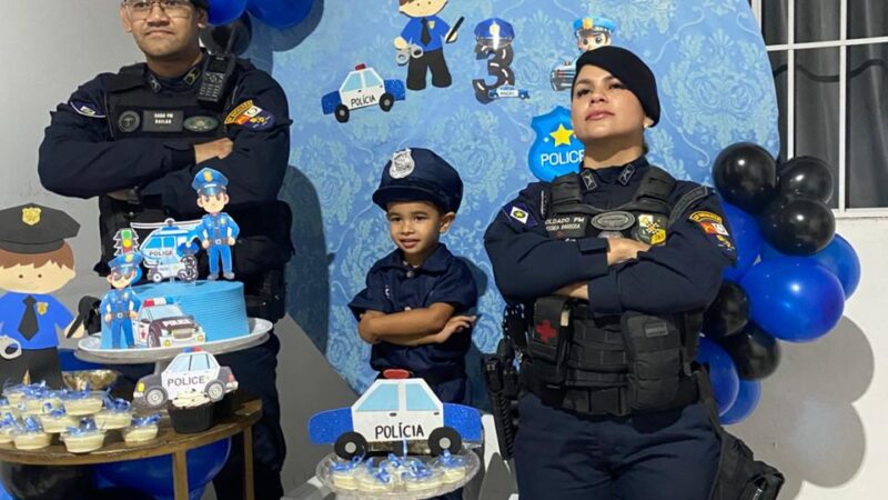 Polícia Militar surpreende criança e transforma aniversário em momento inesquecível em Peixoto de Azevedo