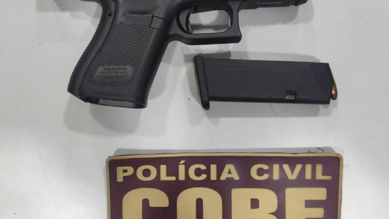 Suspeito de matar DJ Dudinha é preso com arma da Polícia Civil perdida na fronteira com a Bolívia