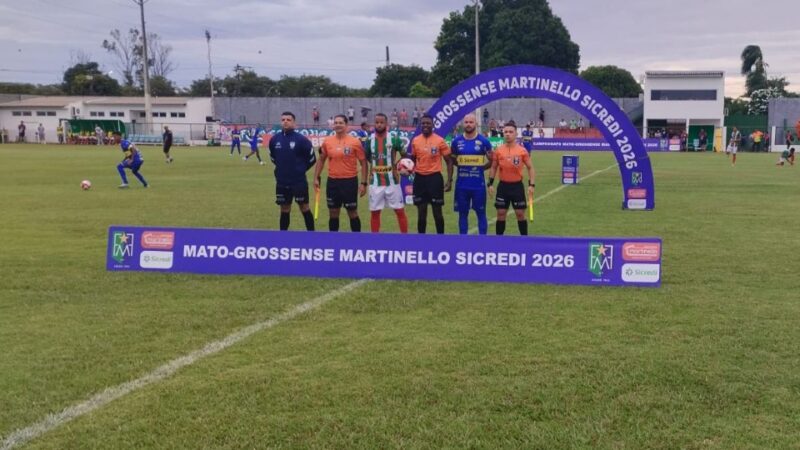 Operário vira sobre o Nova Mutum, vence por 3 a 1 e assume a liderança do estadual