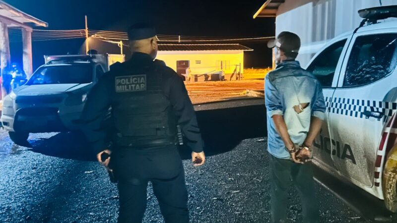 PM prende suspeito de homicídio em flagrante em União do Norte
