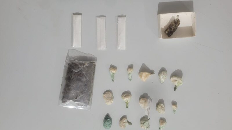 Raio apreende maconha, cocaína e pasta base em residência; suspeito é preso em Guarantã do Norte