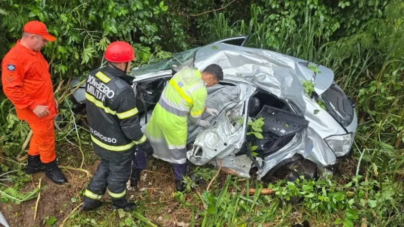 Lamentável! Jovem recém-casado morre em acidente a caminho da lua de mel em Mato Grosso
