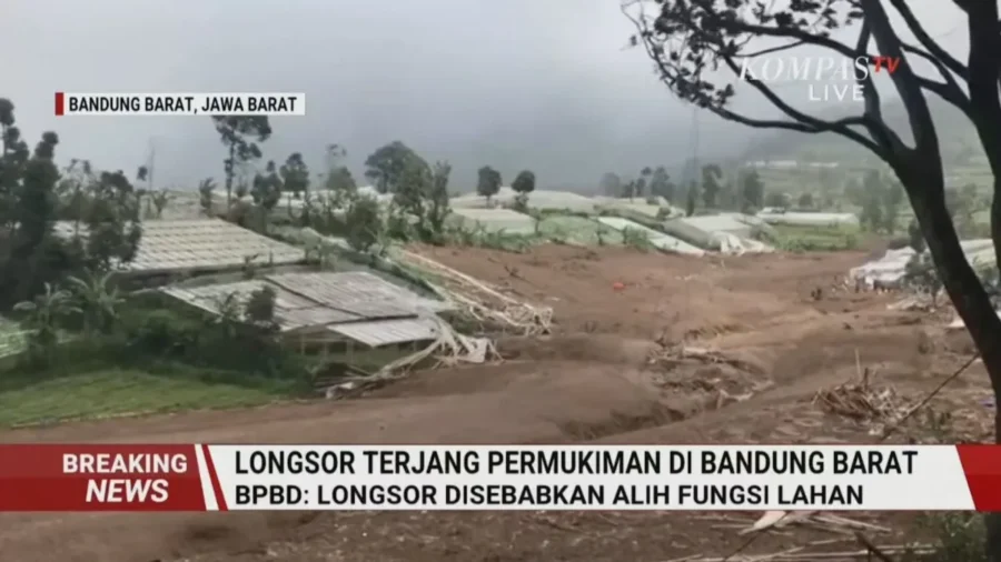 Deslizamento provocado por fortes chuvas deixa mortos e dezenas de desaparecidos na Indonésia