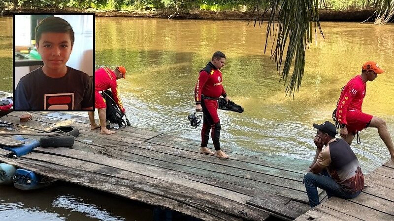Corpo de menino de 10 anos é encontrado em rio dois dias após desaparecimento em MT