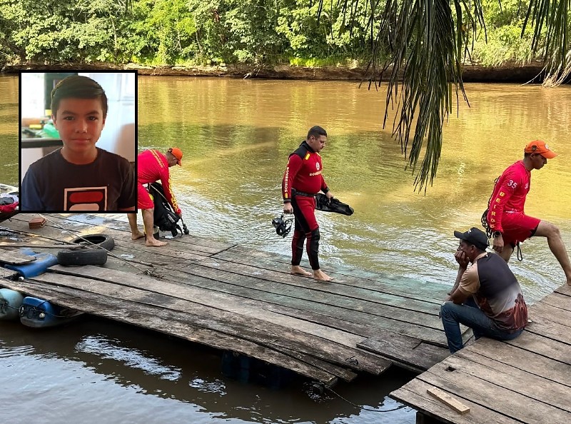 Corpo de menino de 10 anos é encontrado em rio dois dias após desaparecimento em MT