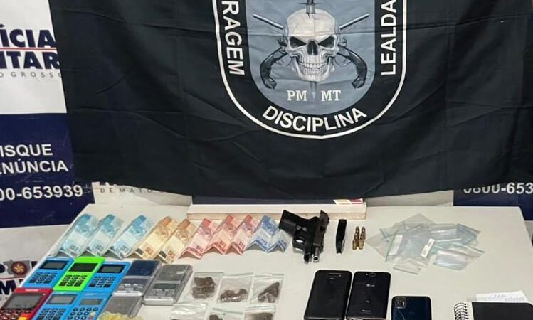 Bope e PM prendem faccionados armados e apreendem drogas durante operação em Cáceres