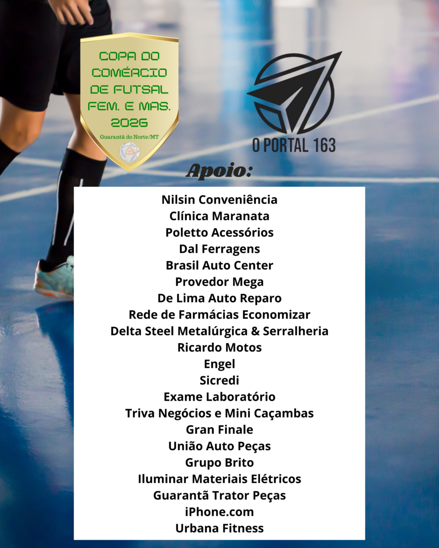 Copa do Comércio de Futsal 2026 agita o Bezerrão com três jogos e transmissão ao vivo nesta sexta