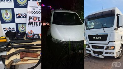 Criminosos armados invadem fazenda, trocam tiros com a PM e fogem pela mata em Cuiabá