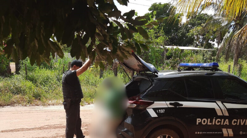 Idoso é preso suspeito de estuprar mulher de 65 anos em distrito de MT