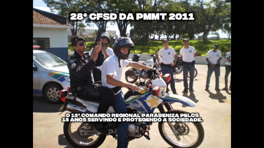 15 anos de honra e coragem: 15º Comando Regional homenageia turma do 28º CFSD da PMMT