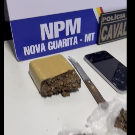 PM desarticula ponto de tráfico e apreende drogas em Nova Guarita
