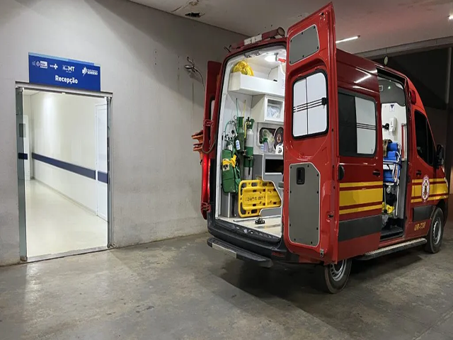 Jovem desmaia após ser atingida por barra de ferro em academia de Sorriso