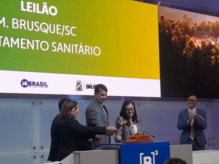 Aegea vence leilão para concessão de esgotamento sanitário em Brusque