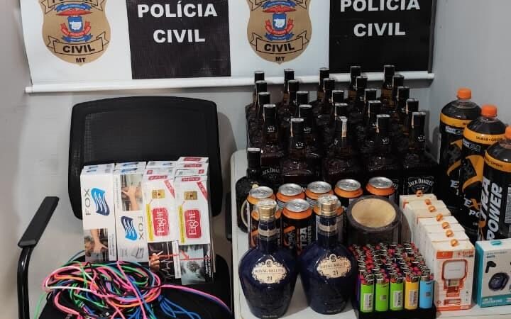 Mesmo com tornozeleira, suspeito volta a furtar e tem mercadorias recuperadas pela polícia