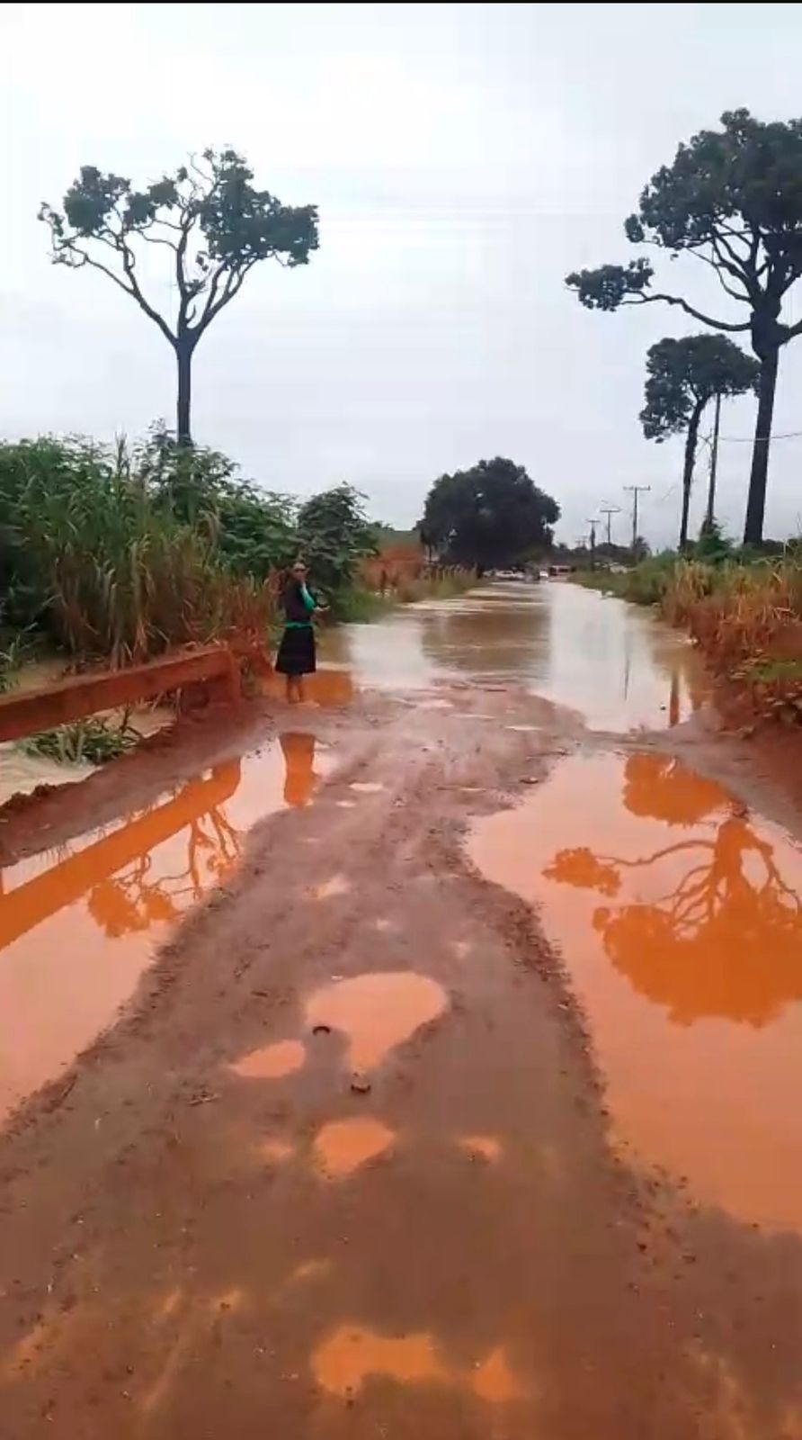 VÍDEO: fortes chuvas provocam alagamentos, desmoronamento e transtornos em Guarantã do Norte