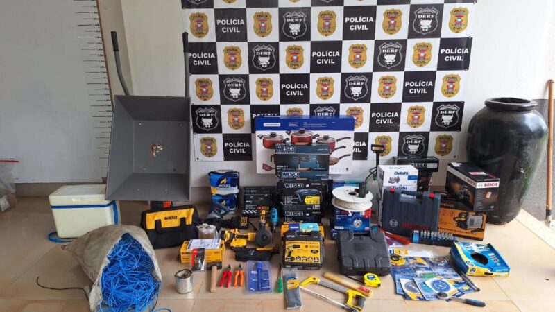 Casal é preso por série de furtos a comércios em Rondonópolis