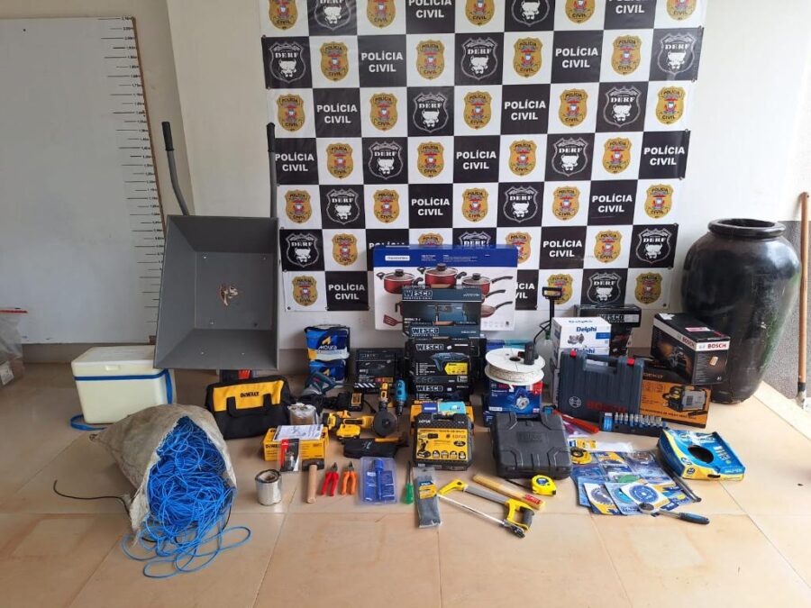 Casal é preso por série de furtos a comércios em Rondonópolis