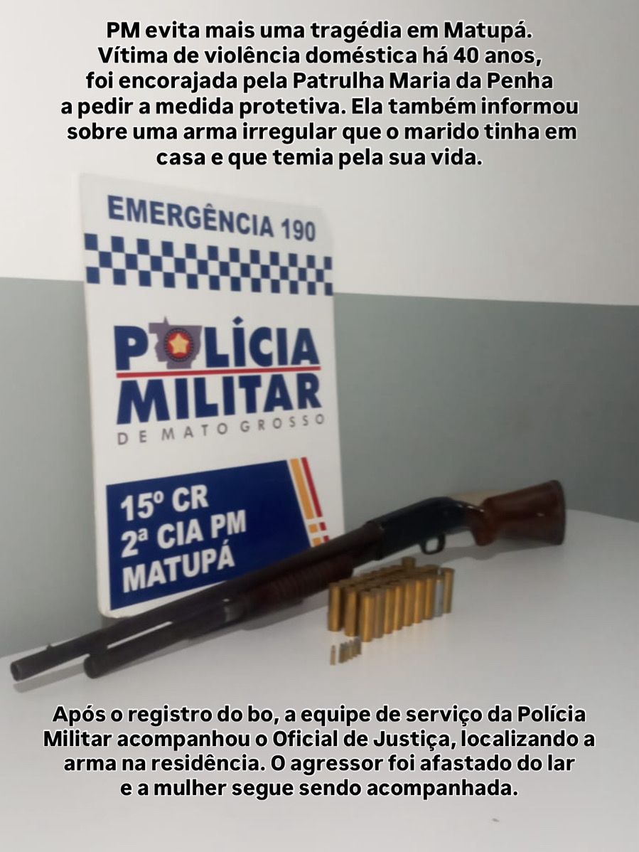 Patrulha Maria da Penha acompanha cerca de 40 mulheres e reforça combate à violência em Matupá