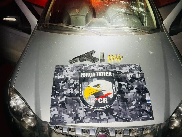 Confronto na BR-163: Força Tática intercepta suspeito armado após troca de tiros em Guarantã do Norte
