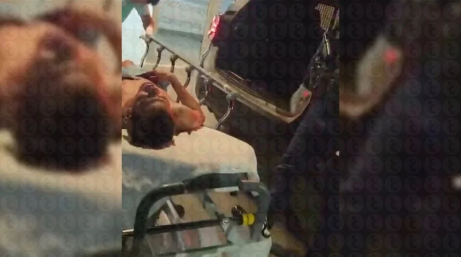 VÍDEO: “SEIS ANOS DE AMIZADE” Jovem esfaqueado desabafa ao chegar ensanguentado em hospital após briga em Lucas do Rio Verde