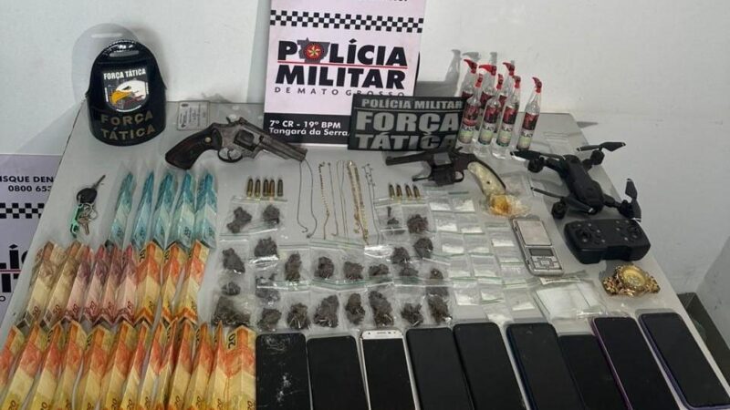 Seis são presos após roubo violento com transferência de R$ 100 mil; Cinco integrantes de uma família foram rendidos pelos criminosos