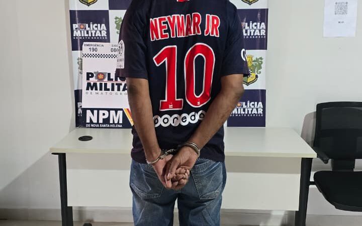 Filho é preso após agredir mãe de 68 anos em Nova Santa Helena