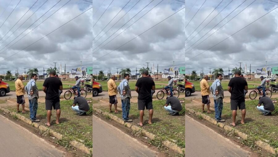 Ciclista é socorrido em estado gravíssimo após violenta colisão em cruzamento de Sinop